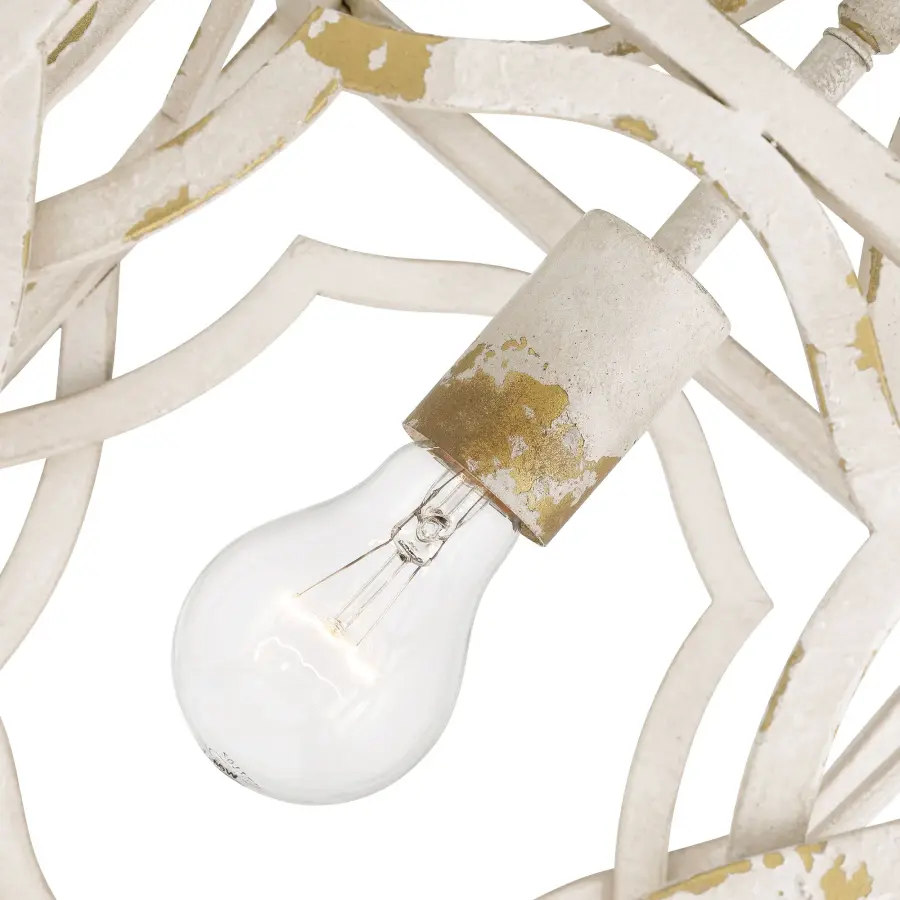 Laurent One Light Pendant in Antique Ivory - Image 6