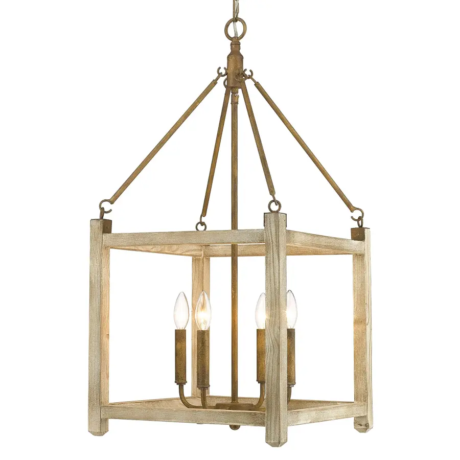 Orville Four Light Pendant in Burnished Chestnut - Image 3