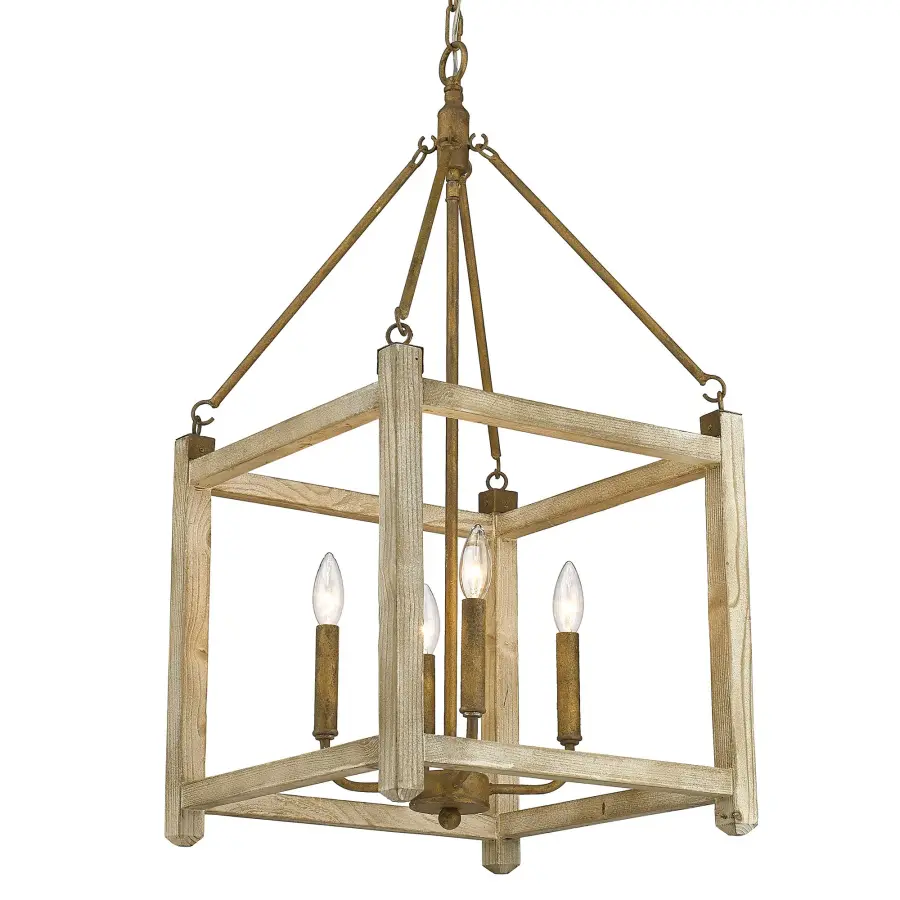 Orville Four Light Pendant in Burnished Chestnut - Image 4