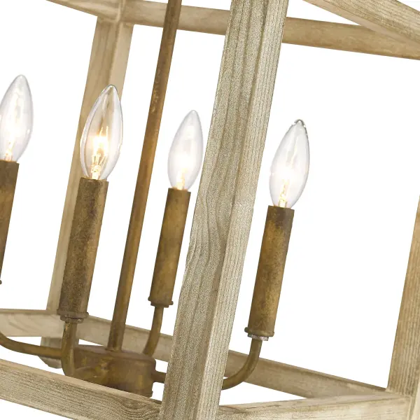 Orville Four Light Pendant in Burnished Chestnut - Image 5