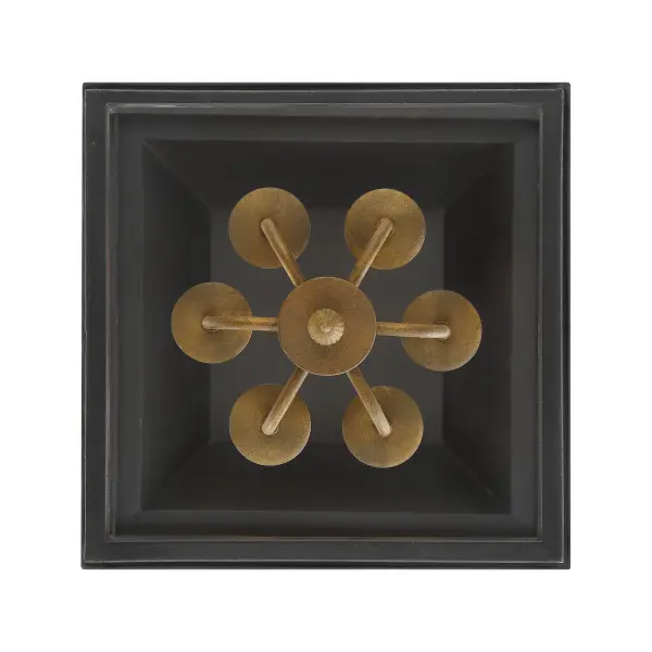Golden Lighting Christoff 6-Light Pendant in Antique Black Iron - Image 2