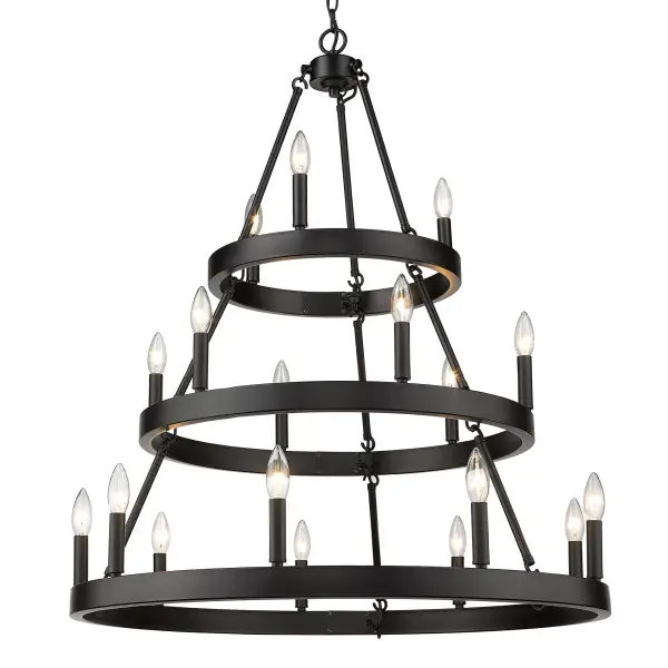 Grand 18-Light Statement Chandelier with Timeless Transitional Design - Image 1