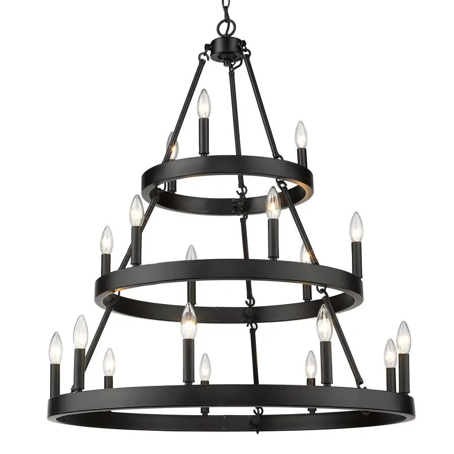 Grand 18-Light Statement Chandelier with Timeless Transitional Design - Image 1