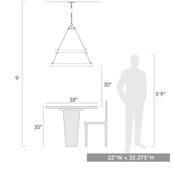 Golden Lighting Castile 15-Light Two-Tier Chandelier in Matte Black - Image 5