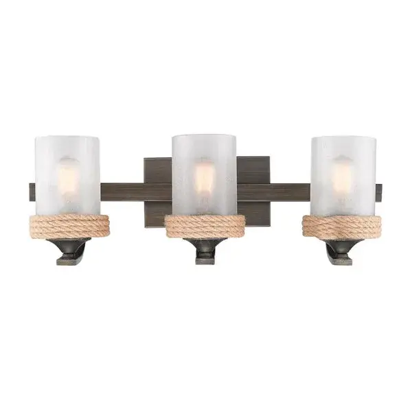 Chatham 3-Light Vanity Light in Gunmetal Bronze - Image 2