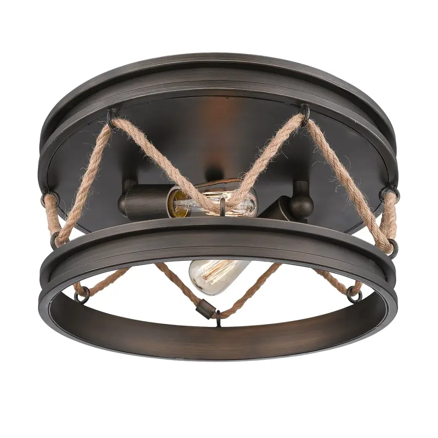 Chatham Two Light Flush Mount in Gunmetal Bronze - Image 2