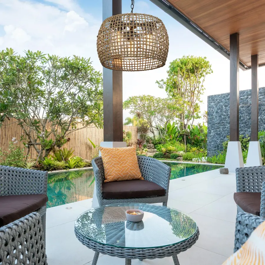 Golden Lighting Piper 3-Light Outdoor Pendant in Natural Black - Image 2