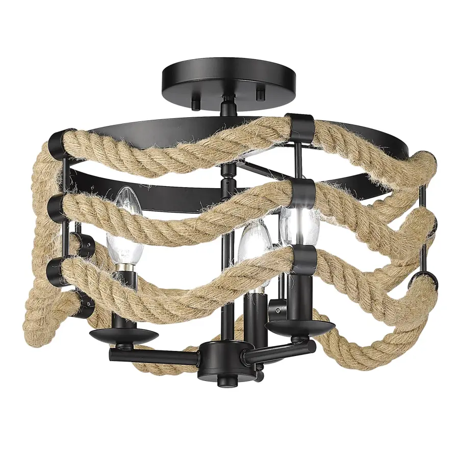 Coastal Charm Meets Modern Sophistication with Natural Rope Detail - Image 1