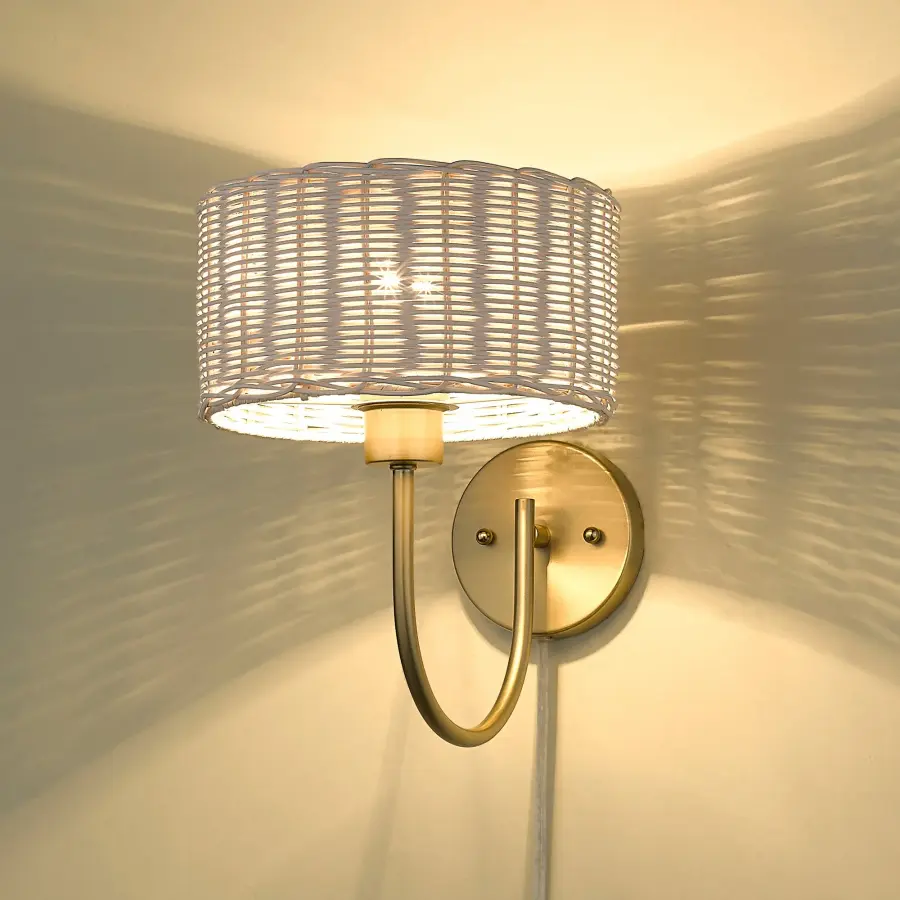 Golden Lighting Erma 1-Light Wall Sconce in Brushed Champagne Brass - Image 5