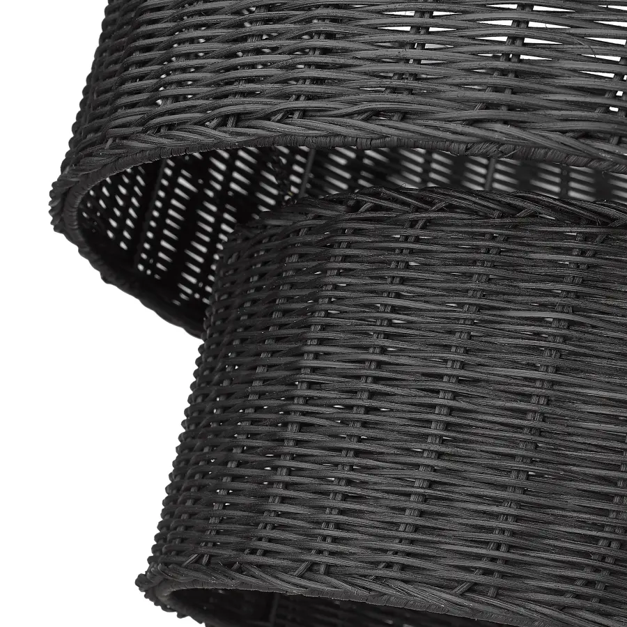 Golden Lighting Erma 6-Light Chandelier in Matte Black - Image 4