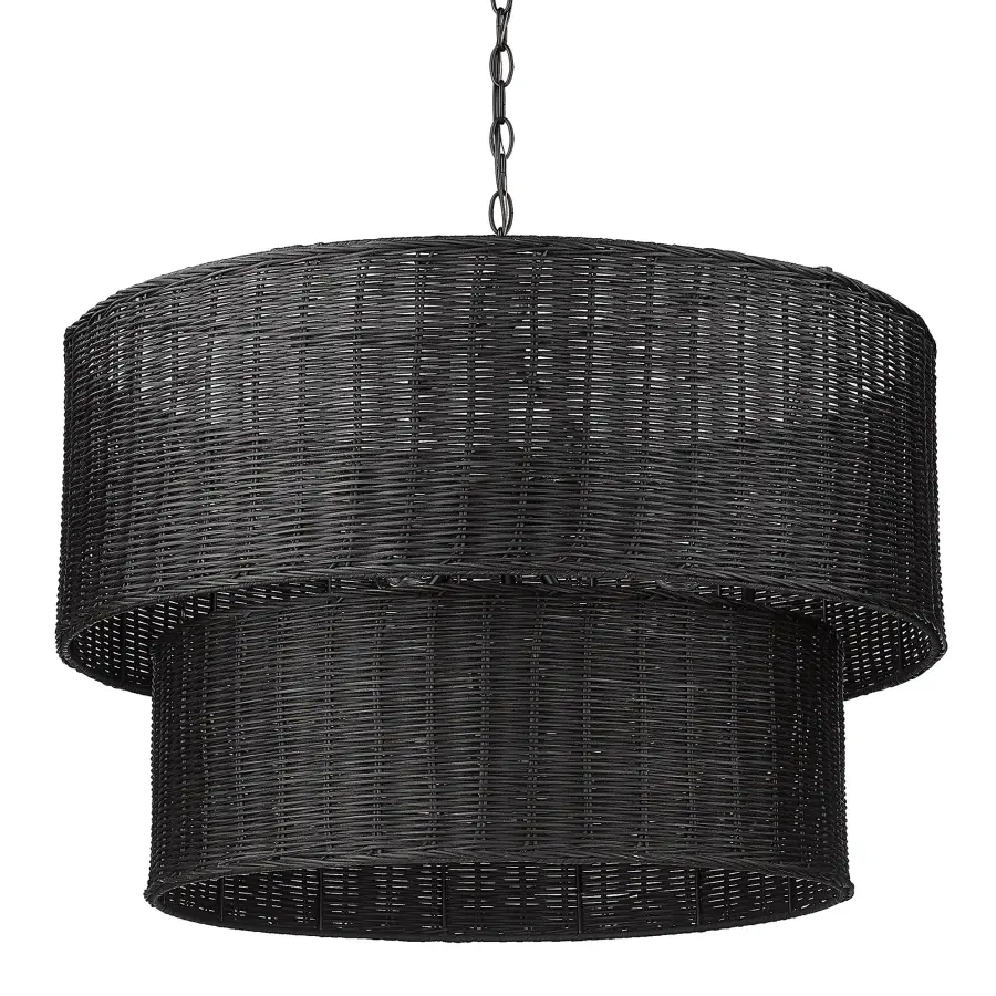Golden Lighting Erma 9-Light Chandelier in Matte Black - Image 3