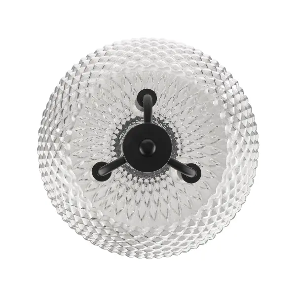 Golden Lighting Adeline 3-Light Pendant in Matte Black - Image 3