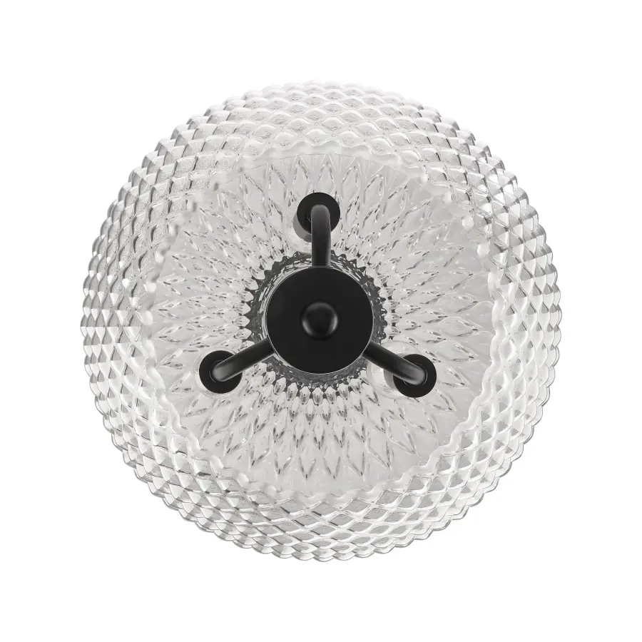 Golden Lighting Adeline 3-Light Pendant in Matte Black - Image 3