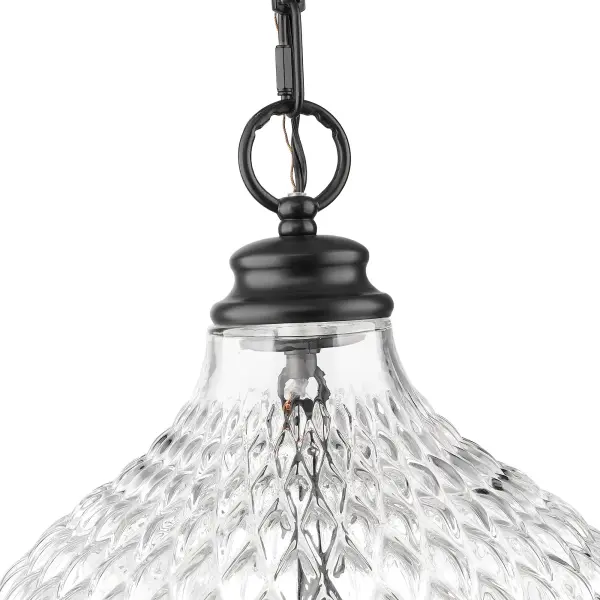 Golden Lighting Adeline 3-Light Pendant in Matte Black - Image 5