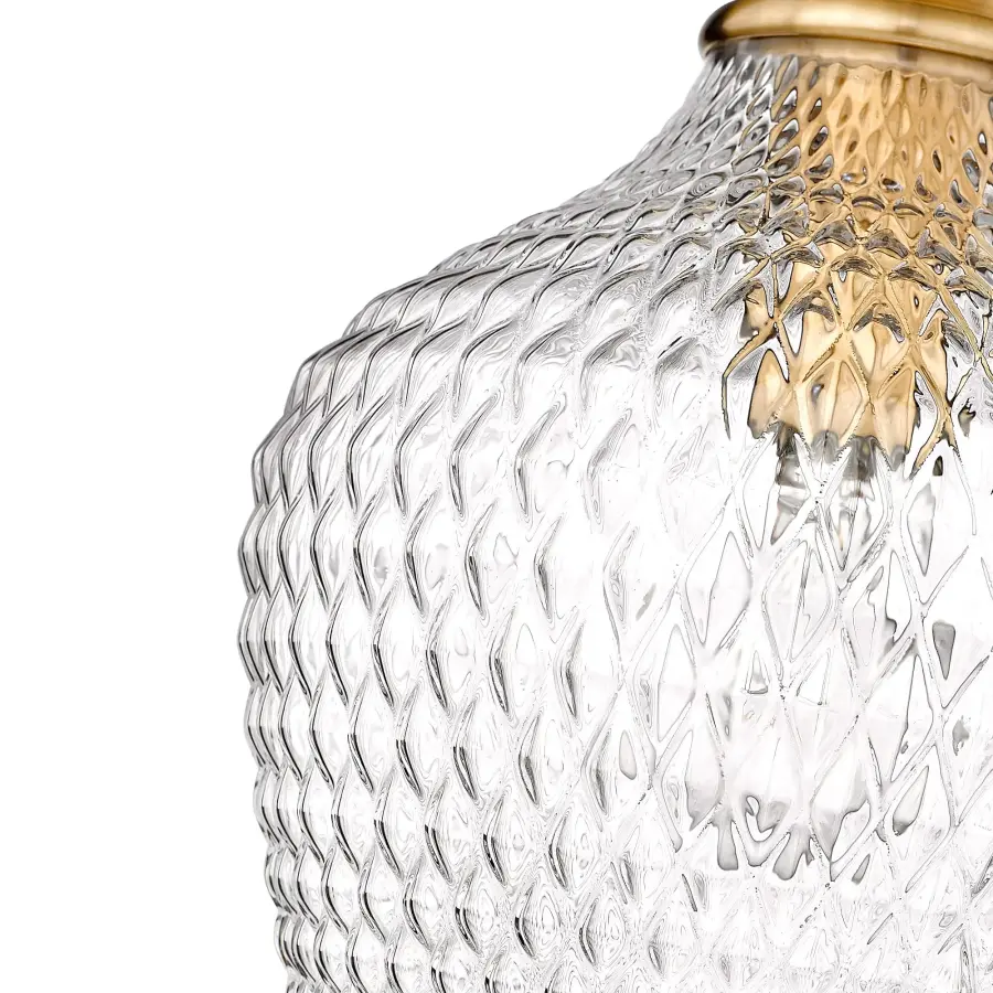 Golden Lighting Adeline 1-Light Pendant in Modern Brushed Gold - Image 3