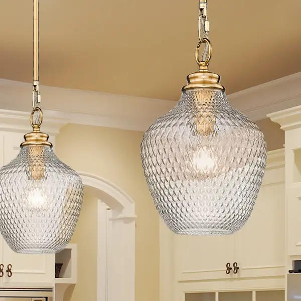 Golden Lighting Adeline 1-Light Pendant in Modern Brushed Gold - Image 5