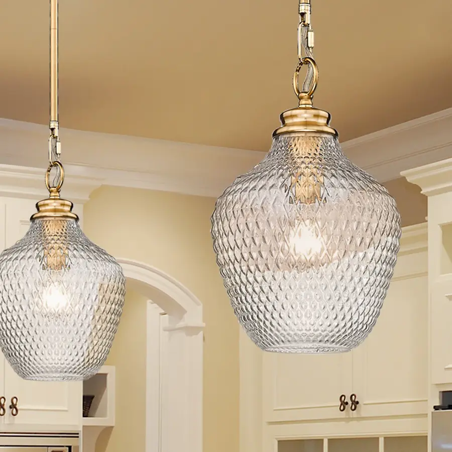 Golden Lighting Adeline 1-Light Pendant in Modern Brushed Gold - Image 5