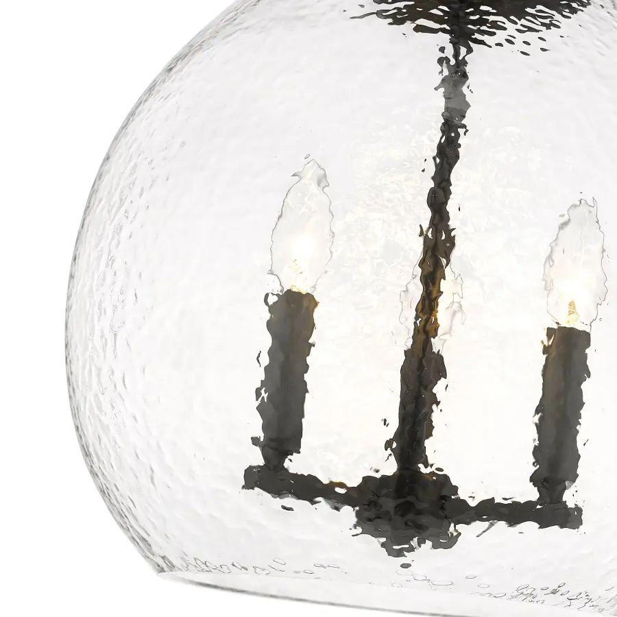 Golden Lighting Ariella 3-Light Pendant in Matte Black - Image 3