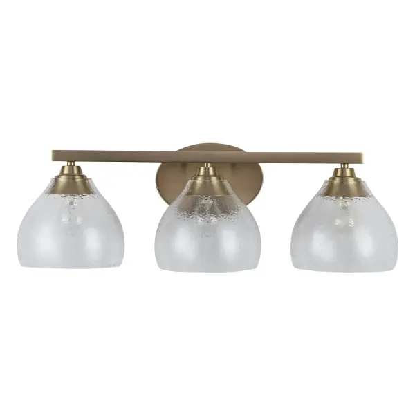 Golden Lighting Ariella 3-Light Vanity in Brushed Champagne Brass - Image 2