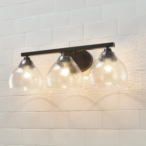 Golden Lighting Ariella 3-Light Vanity in Matte Black - Image 3