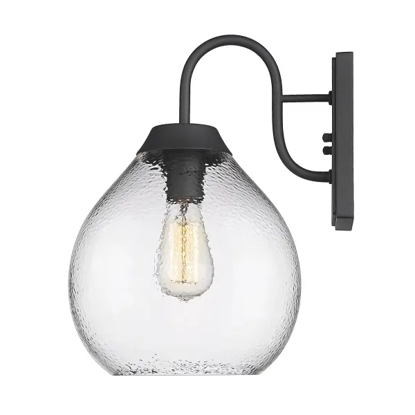Golden Lighting Ariella 1-Light Outdoor Wall Sconce in Natural Black - Image 3
