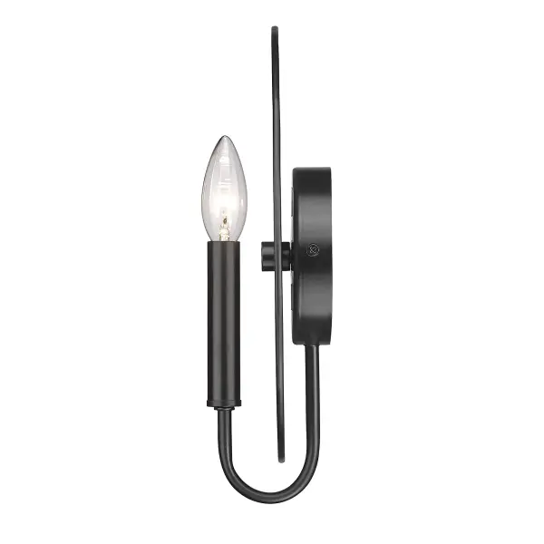 Golden Lighting Tessa 1-Light Wall Sconce in Matte Black - Image 4