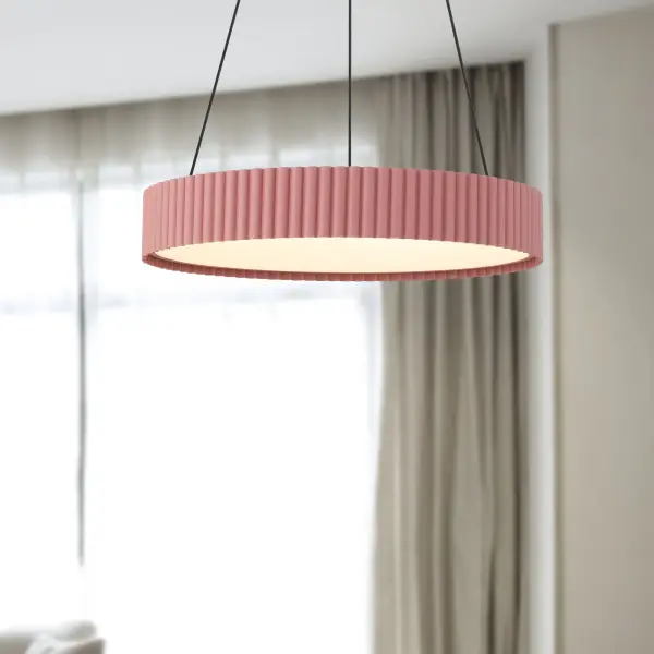 Sashay 20" LED Pendant in Blush - Image 11