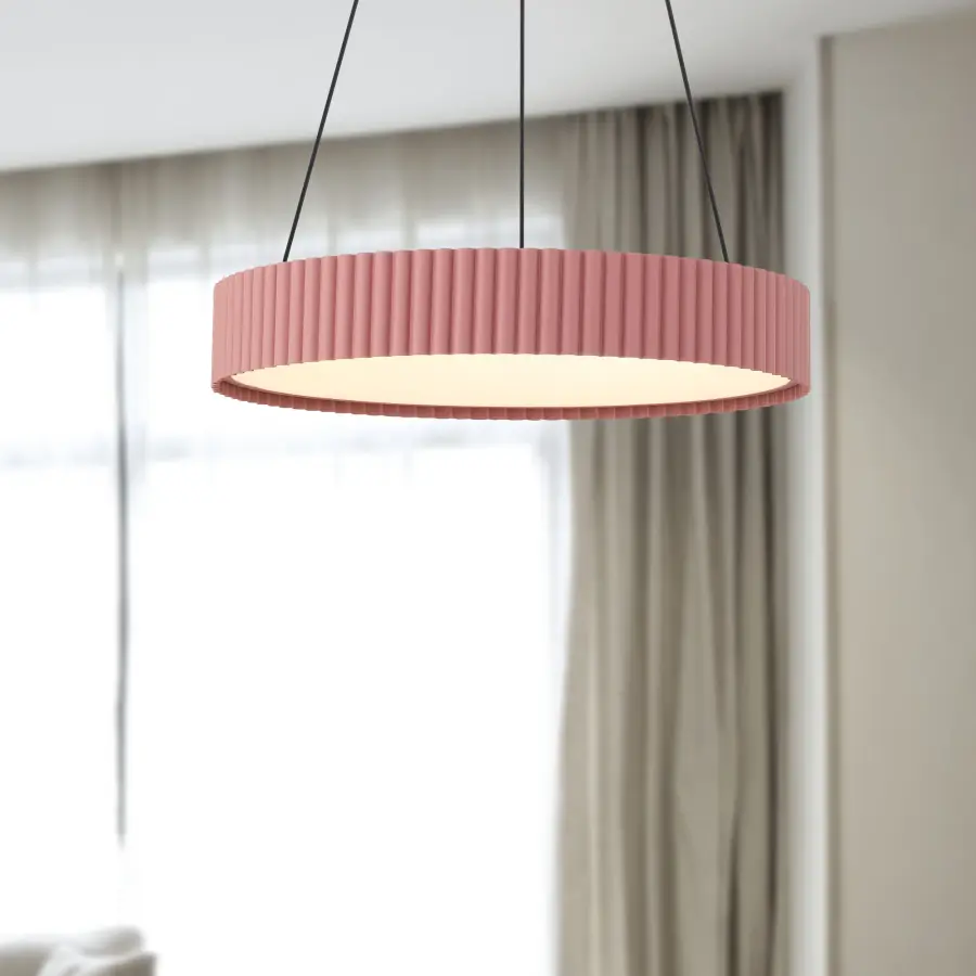Sashay 20" LED Pendant in Blush - Image 11