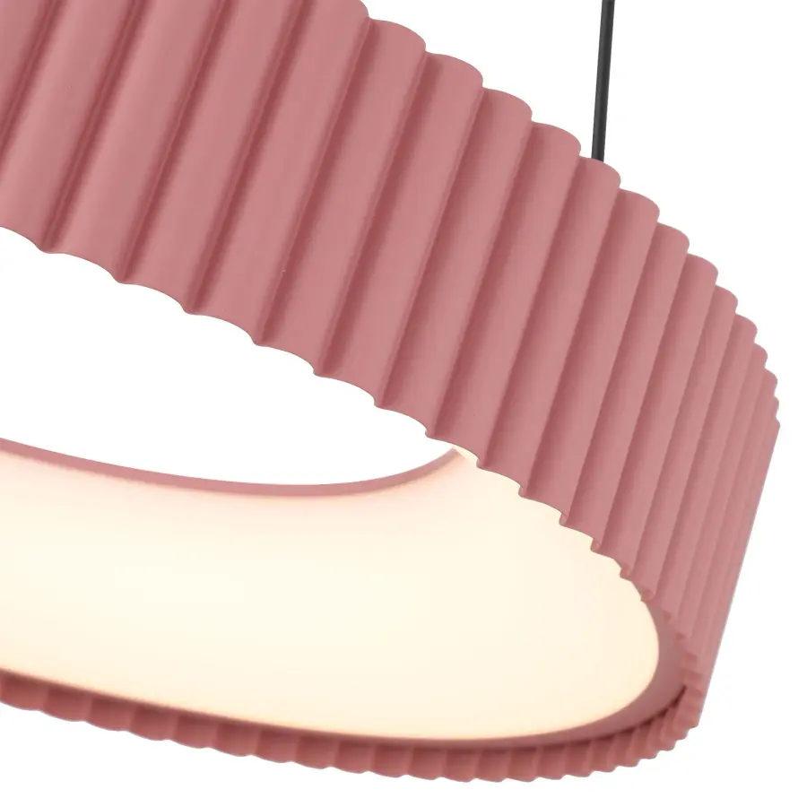 Sashay 20" LED Pendant in Blush - Image 8