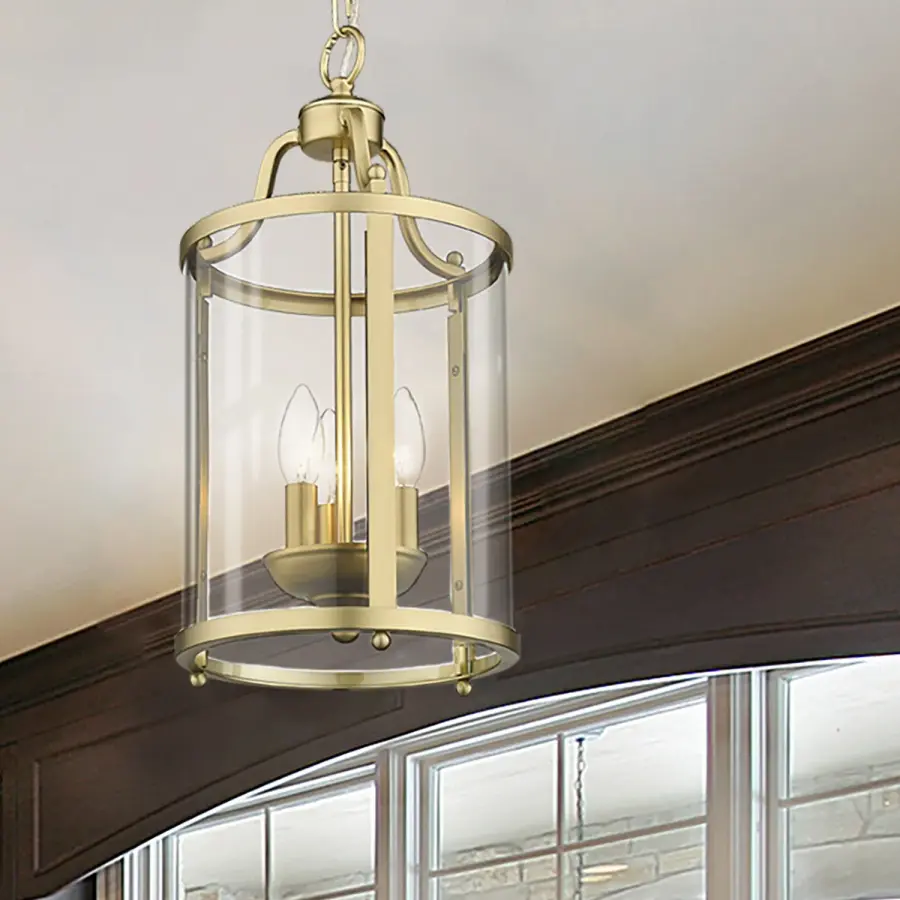 Golden Lighting Payton 3-Light Pendant in Brushed Champagne Brass - Image 5