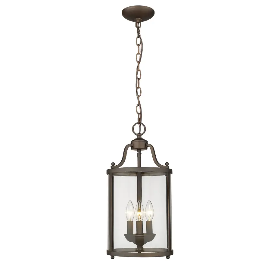 Payton Three Light Pendant in Rubbed Bronze - Image 2