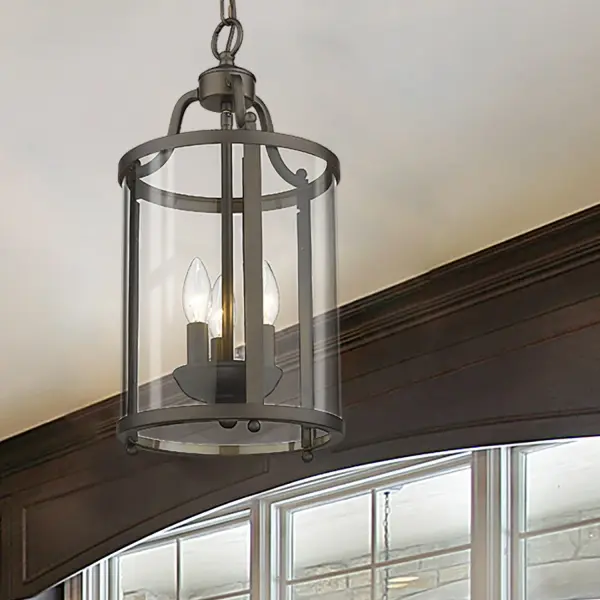 Payton Three Light Pendant in Rubbed Bronze - Image 5