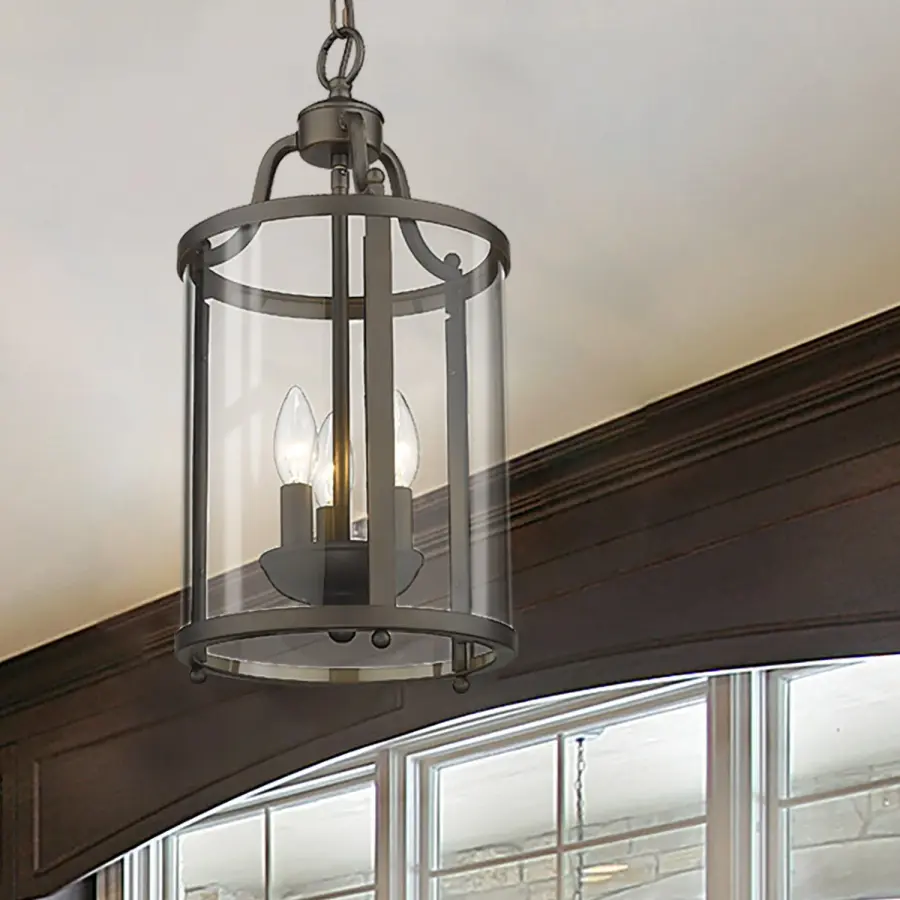 Payton Three Light Pendant in Rubbed Bronze - Image 5