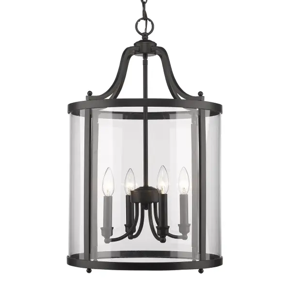 Timeless Transitional Pendant with Versatile Matte Black Finish - Image 1