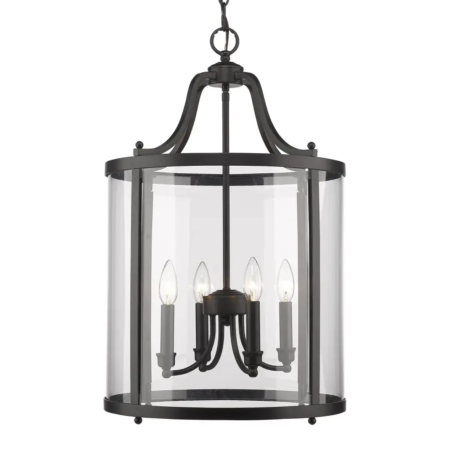 Timeless Transitional Pendant with Versatile Matte Black Finish - Image 1