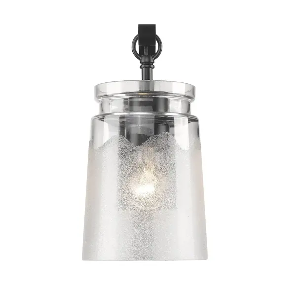 Golden Lighting Travers 1-Light Vanity in Matte Black - Image 3