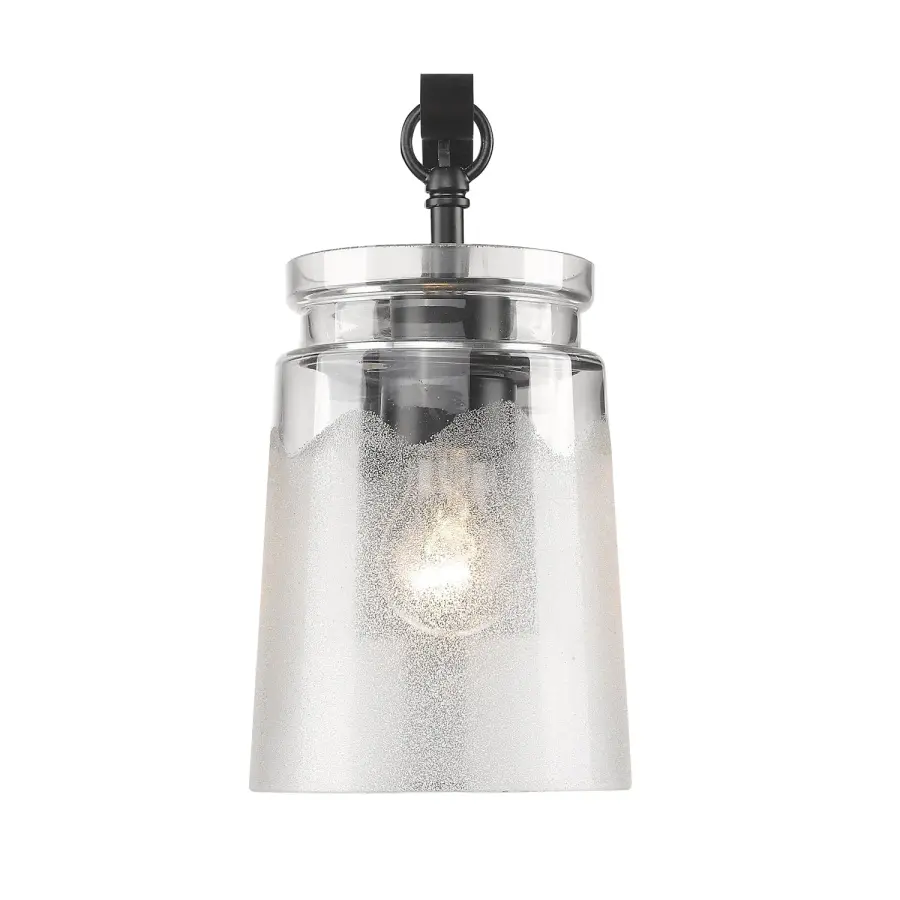 Golden Lighting Travers 1-Light Vanity in Matte Black - Image 3