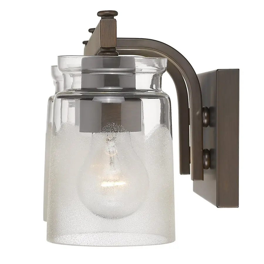 Travers Three Light Vanity Light in Rubbed Bronze - Image 3