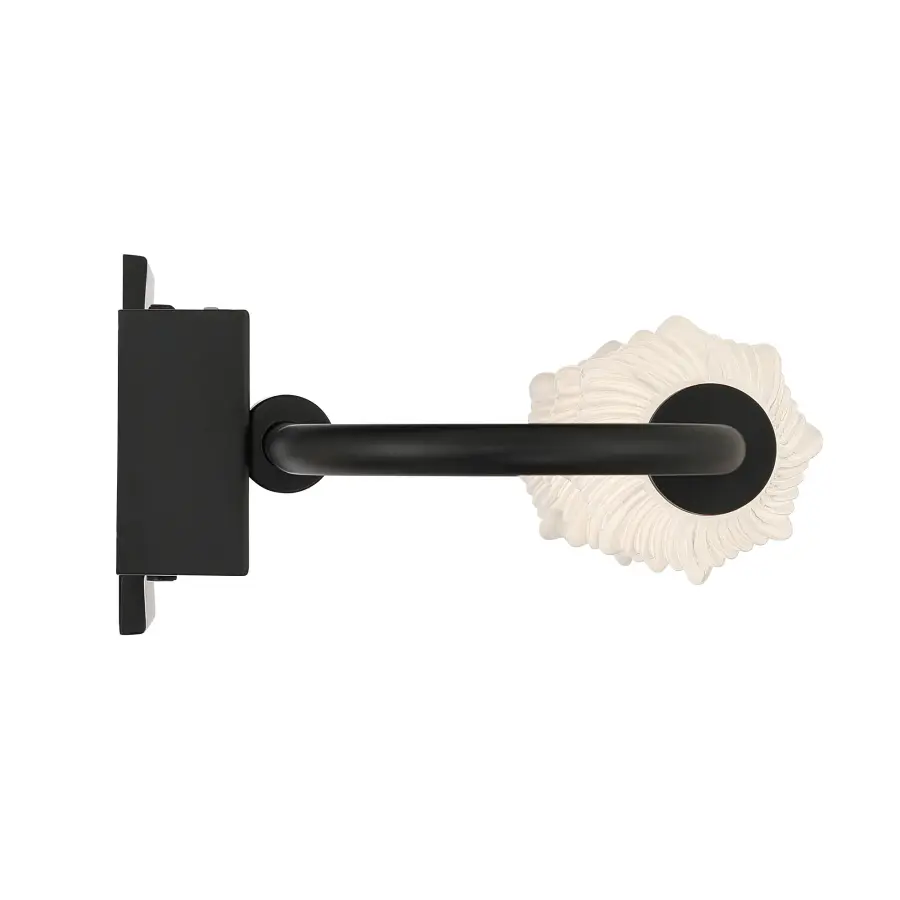 Geode LED Outdoor Wall Mount in Matte Black - Image 5