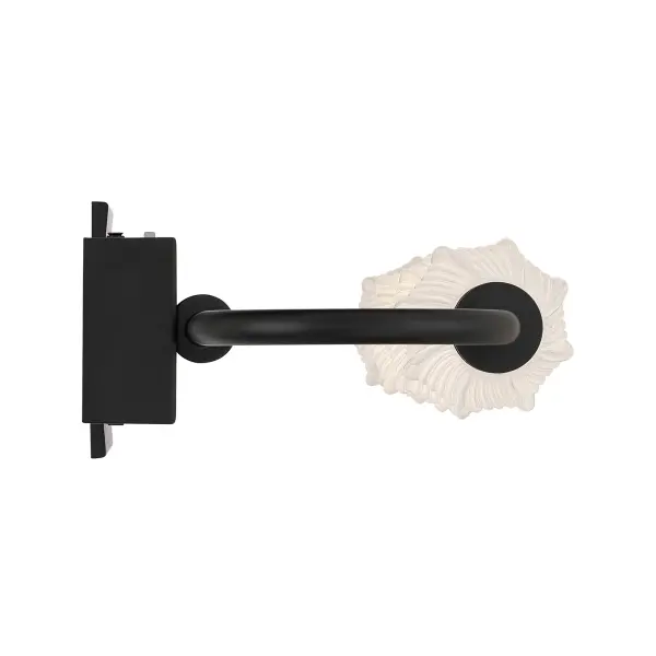Geode LED Outdoor Wall Mount in Matte Black - Image 5