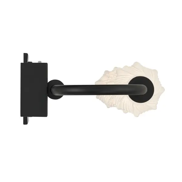 Geode 32" LED Outdoor Wall Light in Matte Black - Image 5