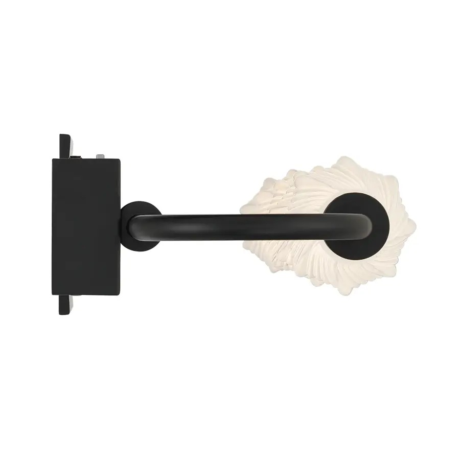 Geode 32" LED Outdoor Wall Light in Matte Black - Image 5