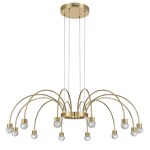 Vario 12-Light LED Chandelier in Titanium Gold - Image 3
