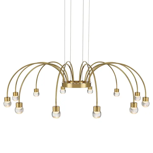 Vario 12-Light LED Chandelier in Titanium Gold - Image 5