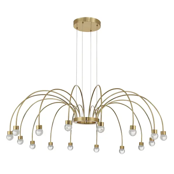 Vario 16-Light LED Chandelier in Titanium Gold - Image 3