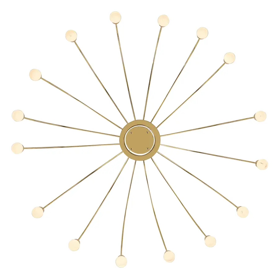Vario 16-Light LED Chandelier in Titanium Gold - Image 6