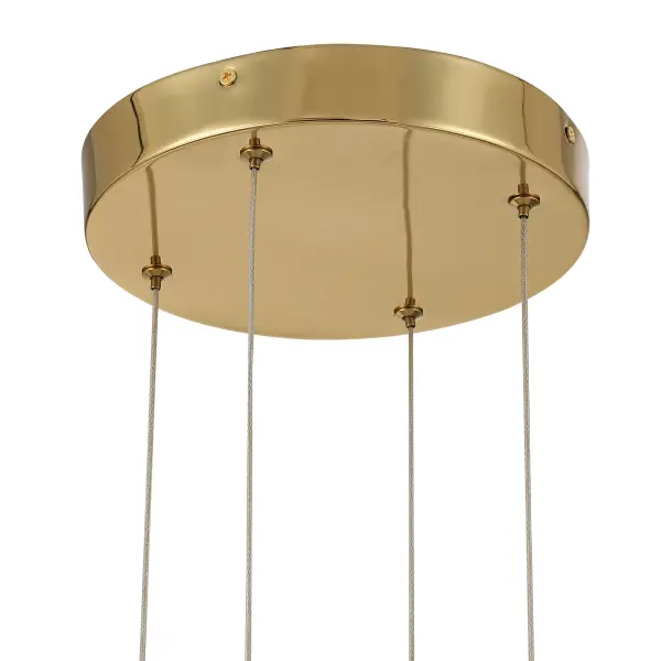 Vario 16-Light LED Chandelier in Titanium Gold - Image 9