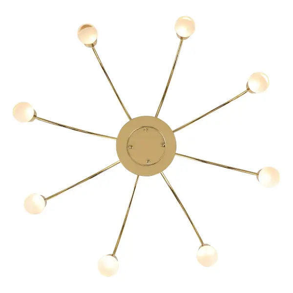 Vario 8-Light LED Chandelier in Titanium Gold - Image 5