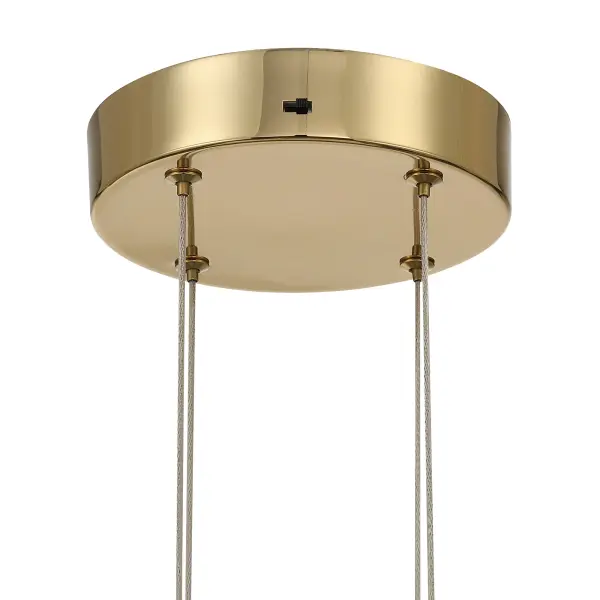 Vario 8-Light LED Chandelier in Titanium Gold - Image 10