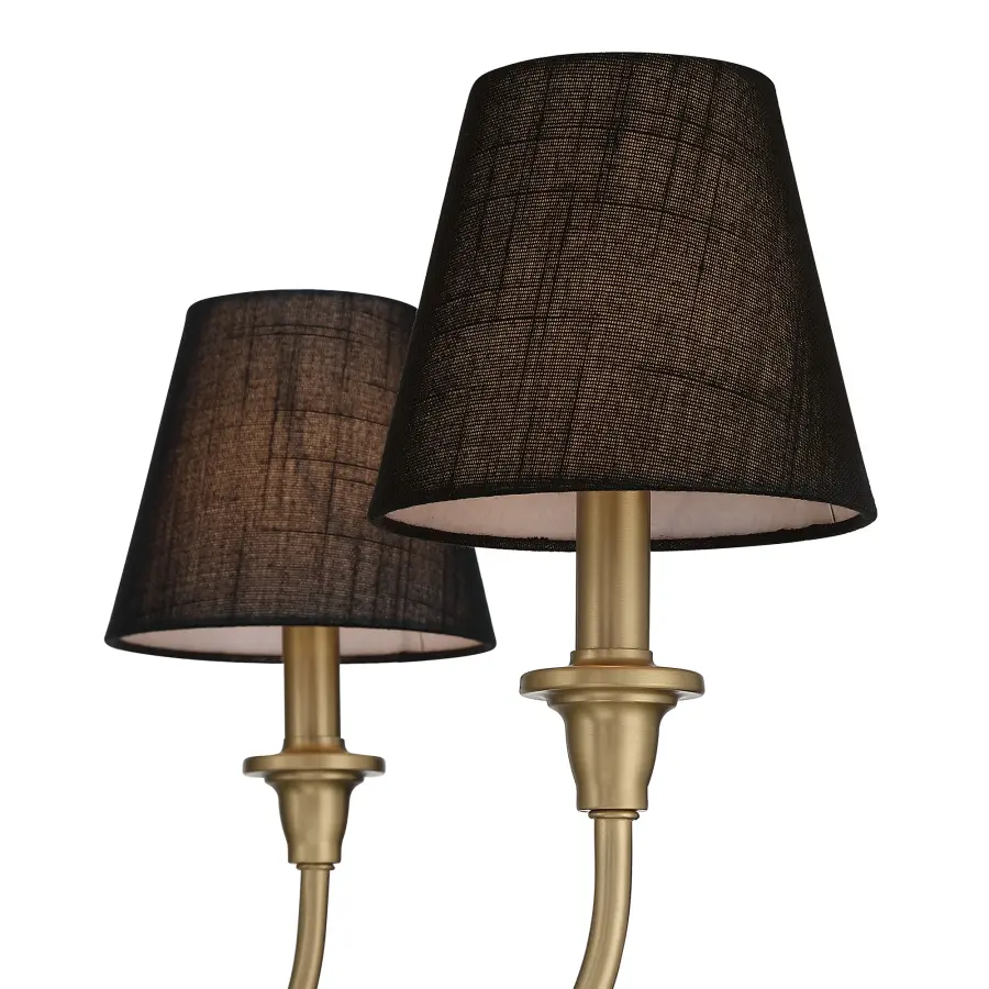 Cambria 6-Light Chandelier in Brushed Champagne Brass - Image 6